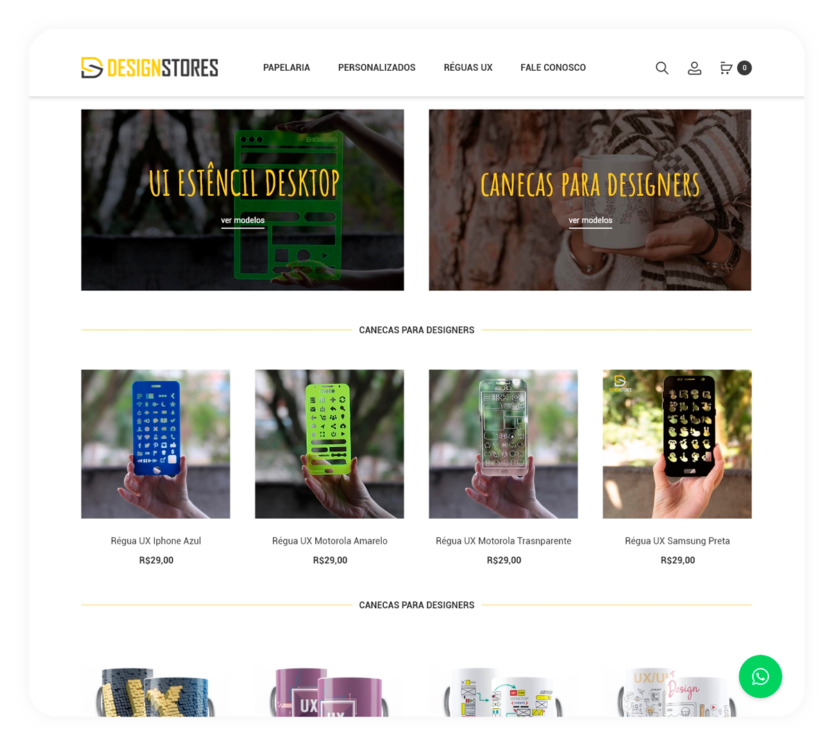 Novos produtos Designstores